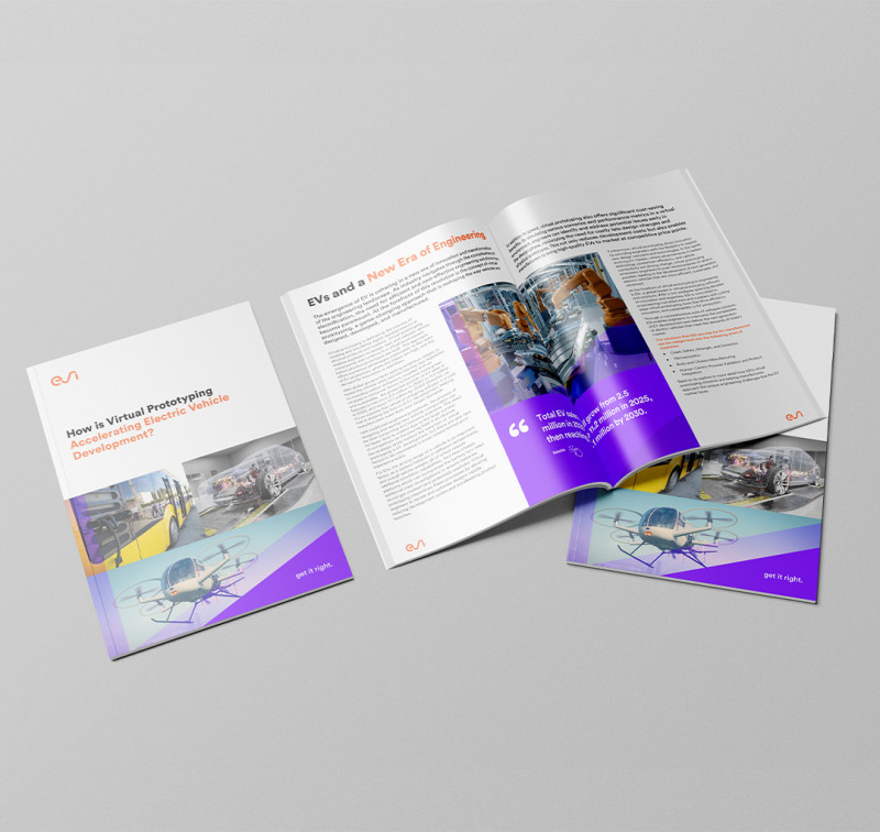Thumbnail image of eBook about virtual prototyping for EV manufacturing